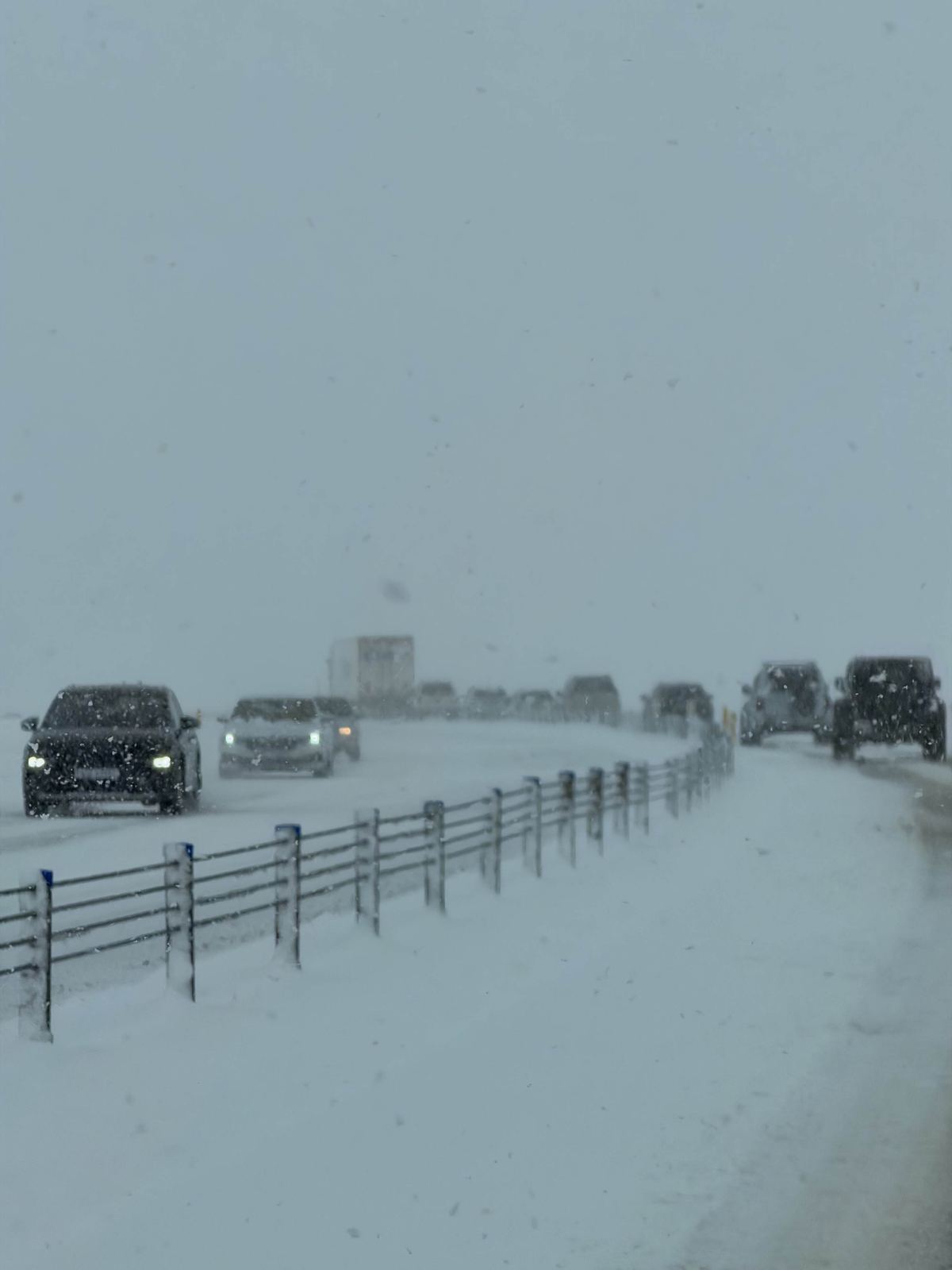 White-out drive to Hella
