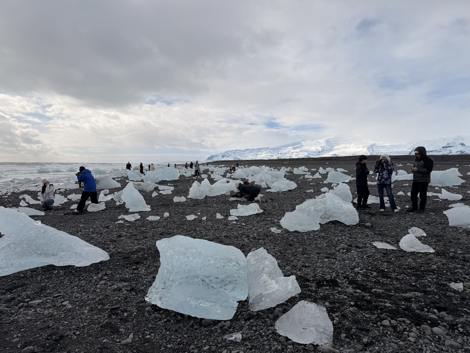 Crew at Diamond Beach